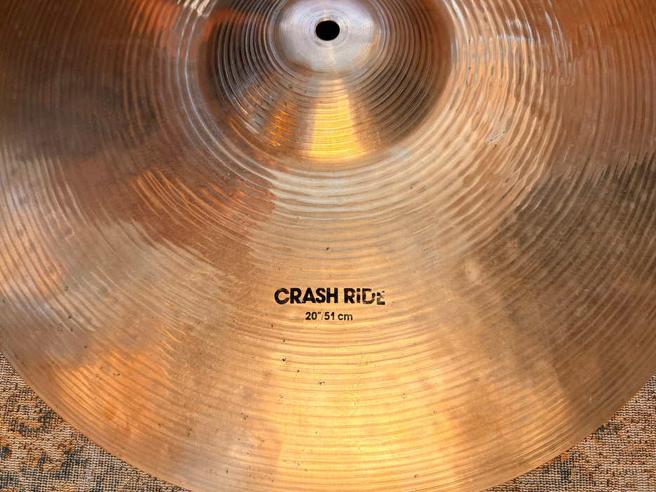 RARE Vintage Zildjian 1980s K 20” CRASH RIDE BRILLIANT CLEAN! Dark Full AMAZING! 2174 g