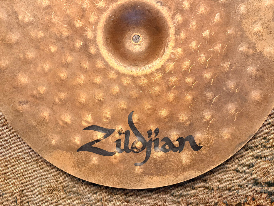 Rare Zildjian EARLY REMIX BREAKBEAT Ride 18” 1558 g K - Like BIG Hammering RADIOHEAD! Dry
