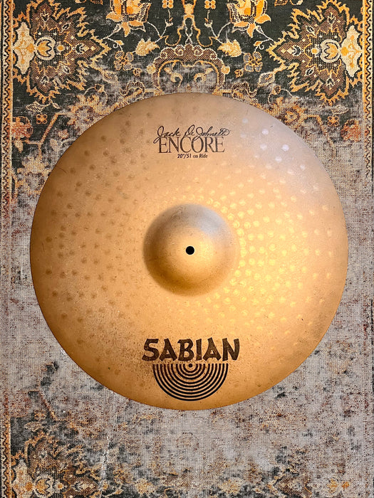RARE Sabian Jack DeJohnette Encore Ride 20” 2292 g DRY w Light Complexity! Incredible Definition!