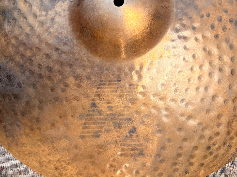 Zildjian K CUSTOM ORGANIC Ride 21” THINNER ONE! 2414 g RAW TOP & BRILLIANT UNDERSIDE! Why Pay $580?