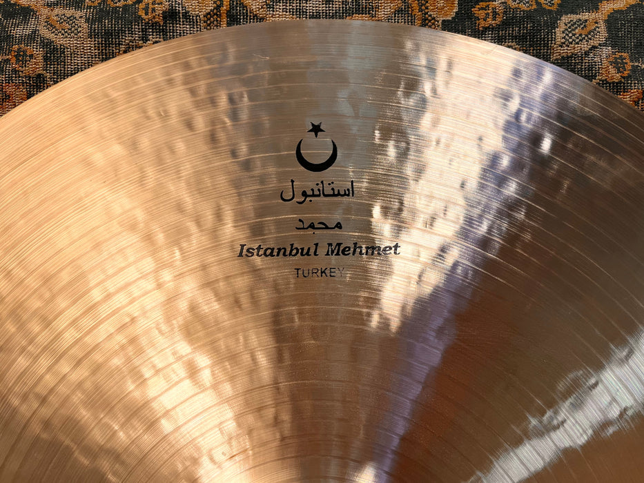 Ultra Warm ISTANBUL Mehmet Nostalgia 70s 21” Ride ONLY 2024 g Super Crashable! GLOWING Tone