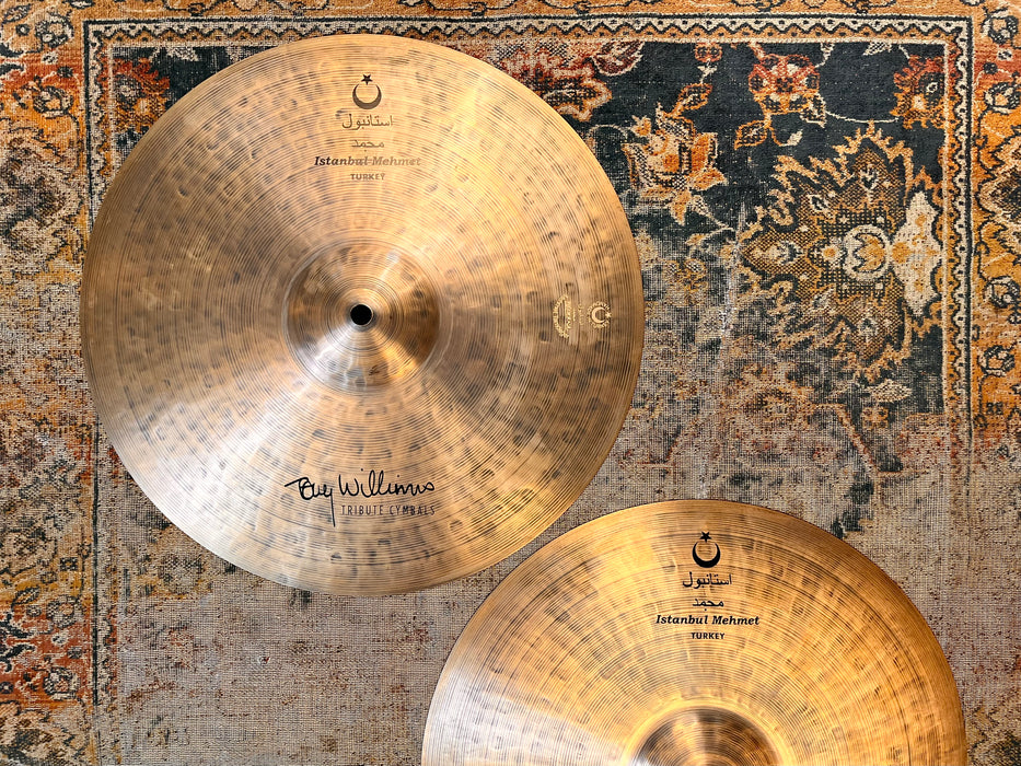 ISTANBUL Mehmet TONY WILLIAMS Hihats 15” 1196 1328 g IMMACULATE! GORGEOUS! Dark! RARE