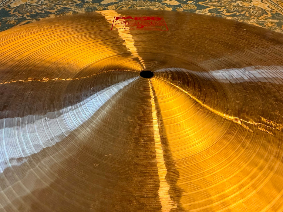 PAISTE 24” 2002 Ride ICONIC 2 FOOT GOLIATH w CLASSIC Tone! 3886 g CLEAN! Don’t Pay $650!