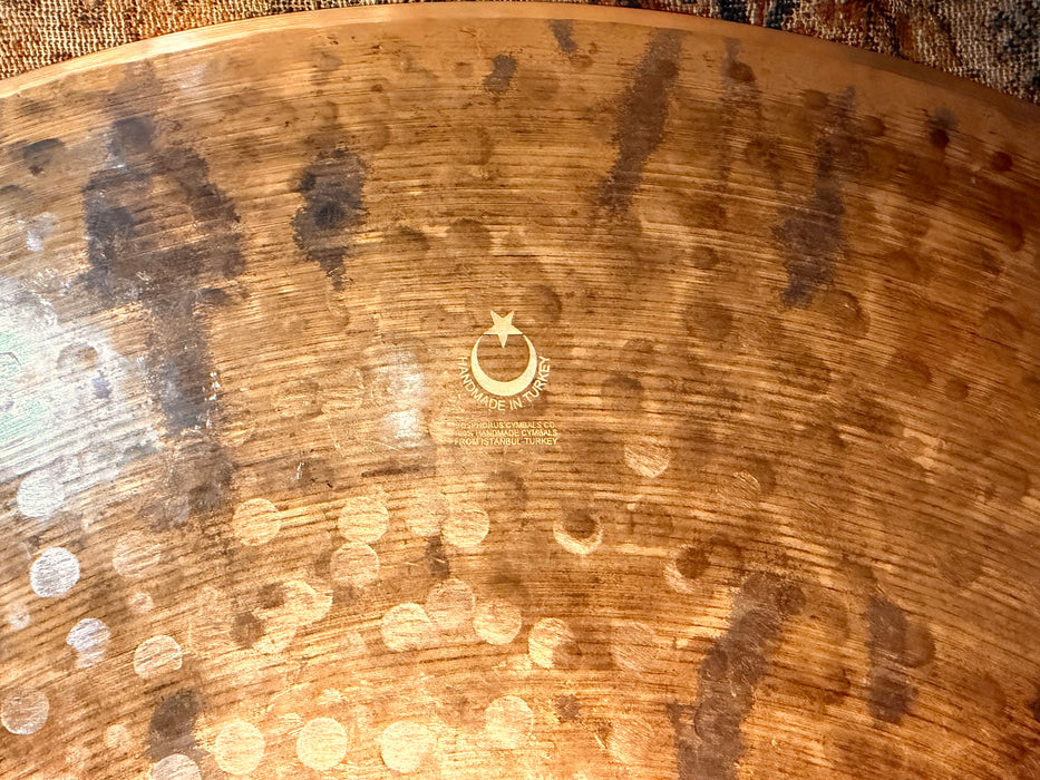28” of JOY! RARE Bosphorus 28” Ride 4486 g TURK! Unlathed Raw! Absolutely INCREDIBLE! Mint!