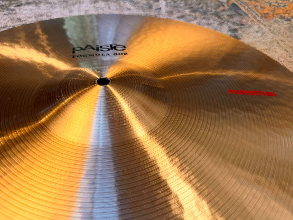 Paiste 602 20” PAPER THIN CRASH PERFECT! Only 1723 g Responsive! Bendable! DON’T PAY $760 For A Guess