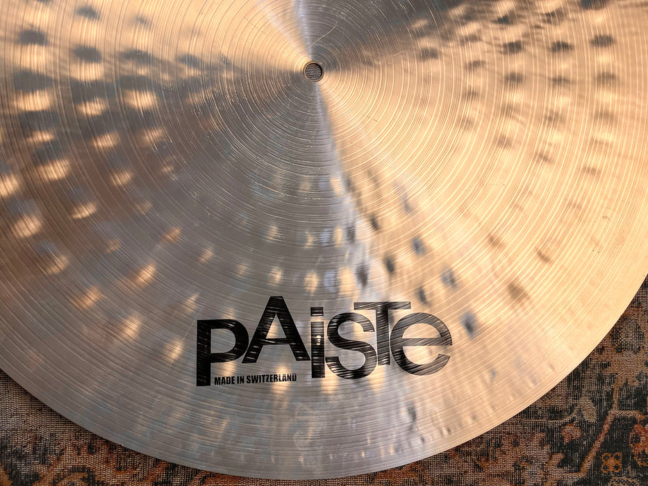 Paiste MASTERS 22” DARK FLAT RIDE 2696 g Huge SMOOTH Mellow Controlled! Super CLEAN Don’t Pay $820!