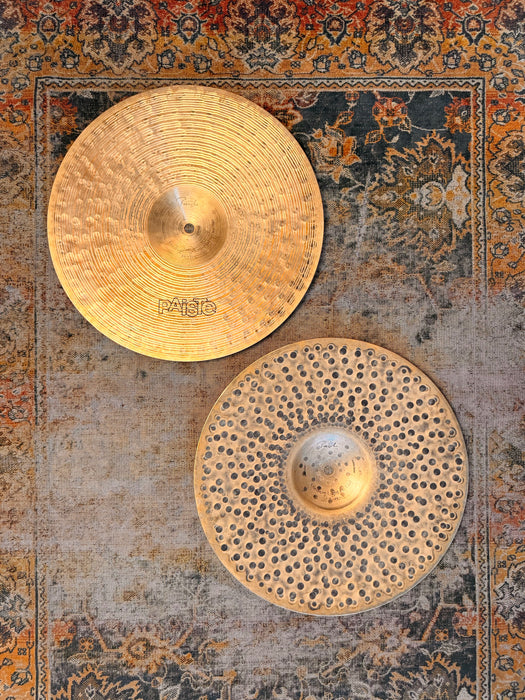 Paiste Traditional Medium Light 14" Hihats SUPER DARK & LOW! 895 1186 g EARLIER! DON’T Pay $800!