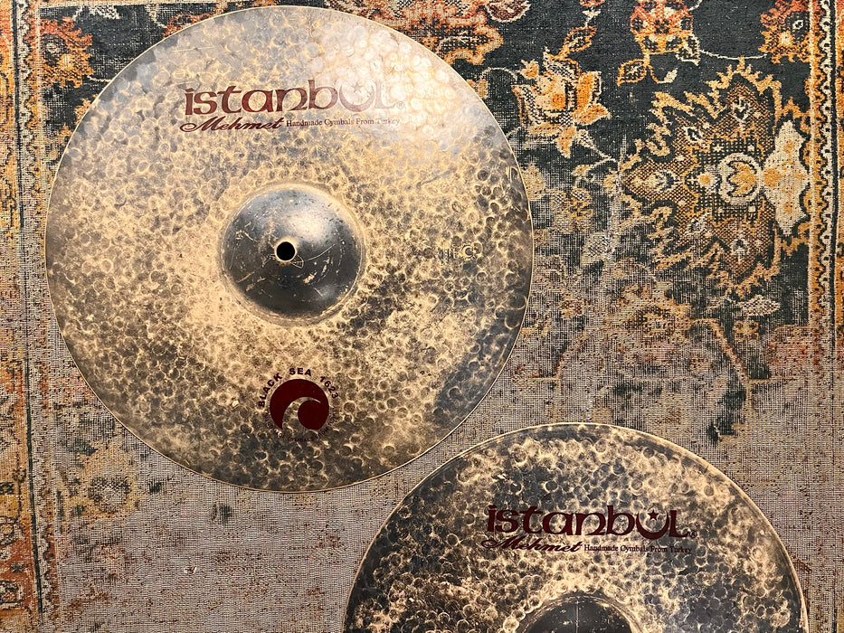 Dark DRY Istanbul Mehmet BLACK SEA 14” Hihats 978 1184 g. AMAZING Hats!