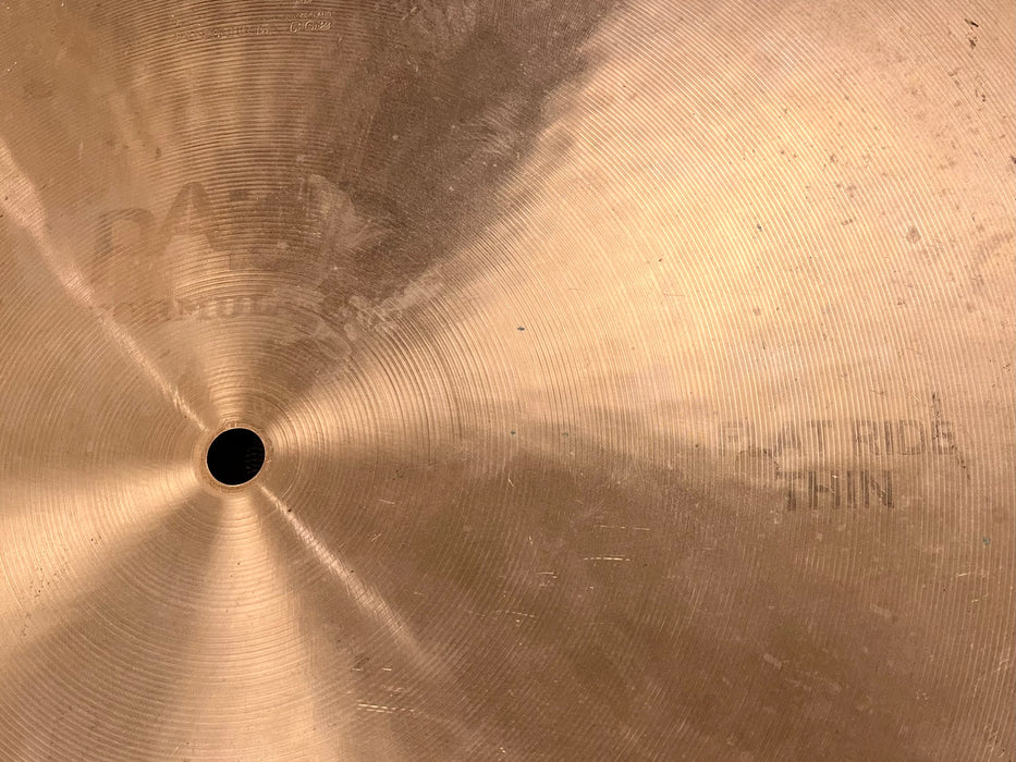 THE FAMOUS Vintage Paiste 602 THIN FLAT RIDE 18” 1526 g Sizzle ROY HAYNES ECM CRYSTALLINE TONE