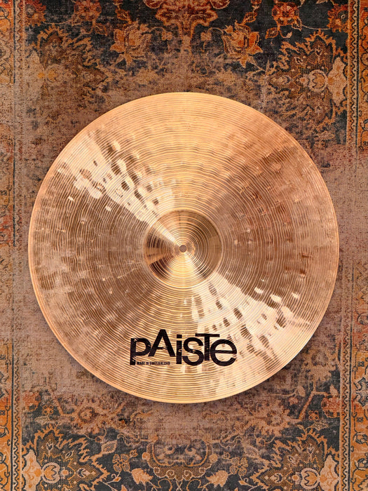 PAISTE Signature FULL Ride 20" Famously CLEAN Semi-DARK Tone! 2482 g Don’t Guess at Tone For 650!