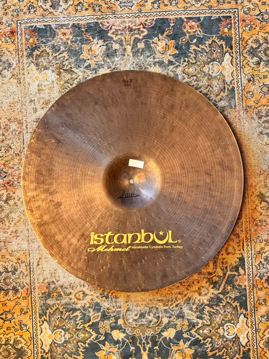 Istanbul Mehmet 50th Anniversary Carmine Appice Ride 22” Blackened 3476 g