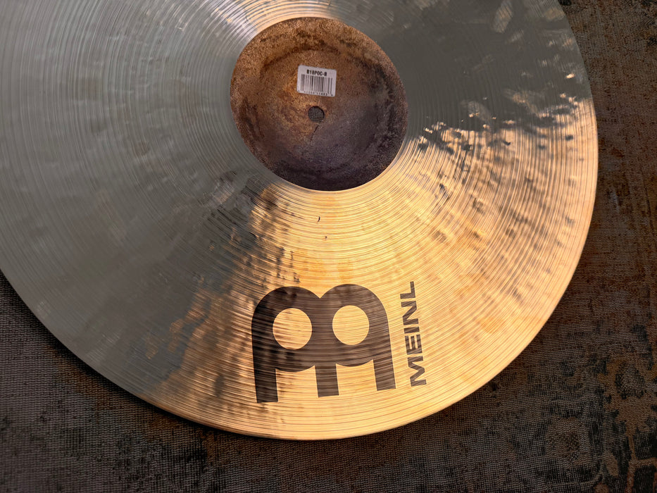 Meinl BYZANCE POLYPHONIC BRILLIANT Crash 18” LIMITED EDITION! PERFECT! RAW BELL! 1398 g