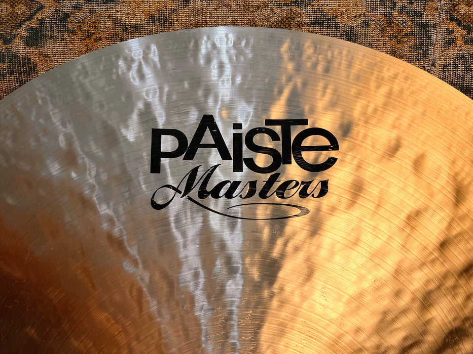 Paiste MASTERS 22” DARK FLAT RIDE 2696 g Huge SMOOTH Mellow Controlled! Super CLEAN Don’t Pay $820!