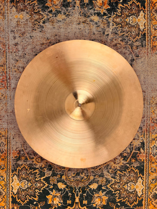 1960s Vintage Zildjian 20" Ride Crash 2510 g SMOOTH Med Low! Semi-Dark Classic 60s!