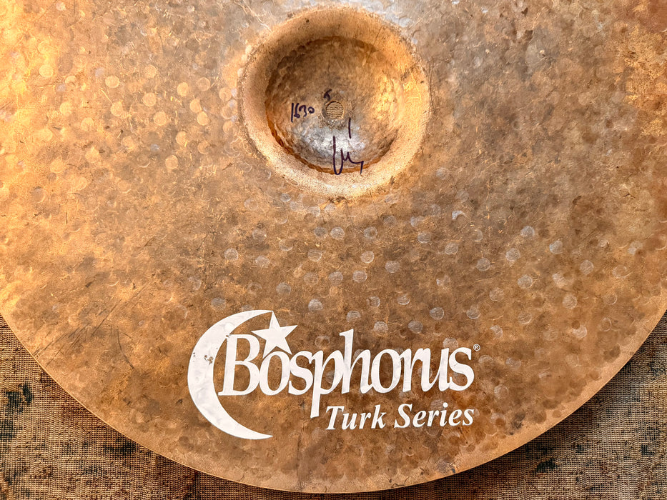 BOSPHORUS TURK 20” FACTORY CRASH SUPER Light RIDE ONLY 1630 g PAPERY Complex Organic MINT