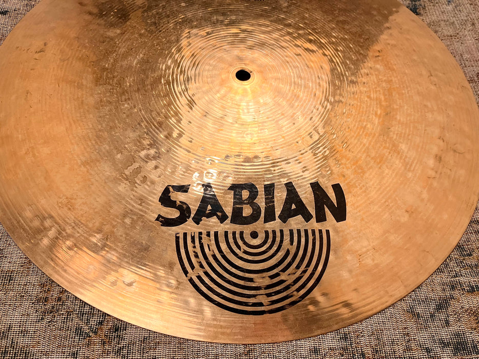 Rare Sabian ED THIGPEN 18” HH CRYSTAL FLAT Ride 1458 g ULTRA SMOOTH Controlled Tone! Brilliant Finish