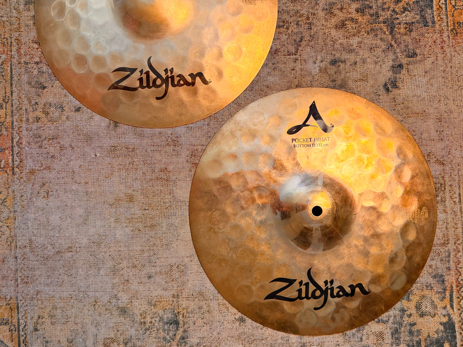 Zildjian POCKET HATS Hihats 13” CRISP BRILLIANT Quick And DISCONTINUED 818 1274 g