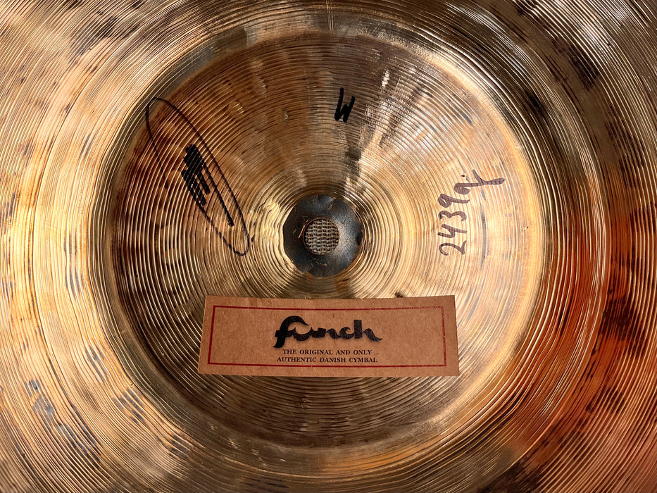 FUNCH MESSENGER 22” Ride Crash 2439 g Hand Hammered Light Complex! PERFECT! DARK CRASHES