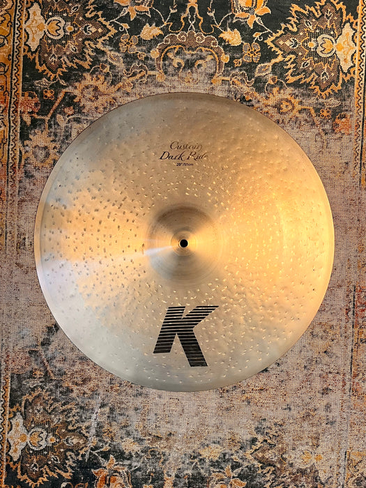 Zildjian K CUSTOM DARK Ride 20” 2154 g CRASHABLE Versatile! Don’t Pay $500 for a guess!