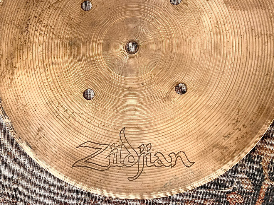 VINNIE COLAIUTA Vintage 1970s Zildjian QUICK BEAT 14” Hihats 1154 1496 g CRISP Tight DRY