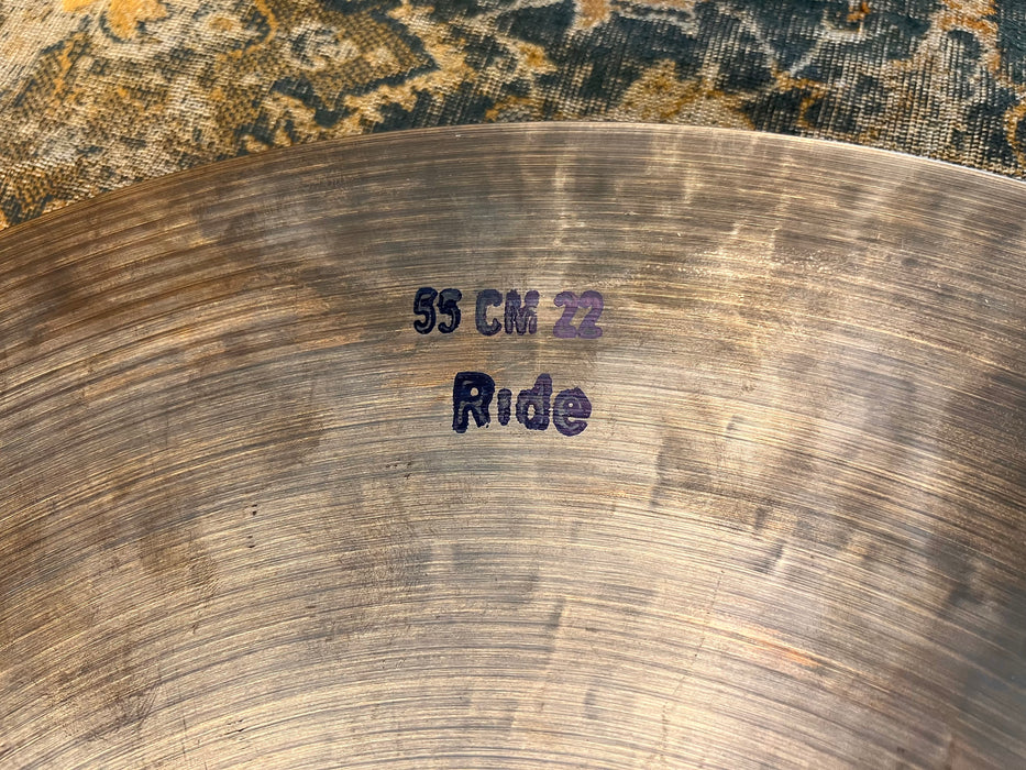 LIGHT Smooth Pre Aged Bosphorus 20th Anniversary Ride 22” 2400 g BLUE Perfect