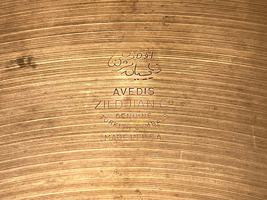 One Of The THINNEST Hand Hammered 1950s Vintage Zildjian 20” Crash Ride 1743 g Sizzle! PAPER Thin