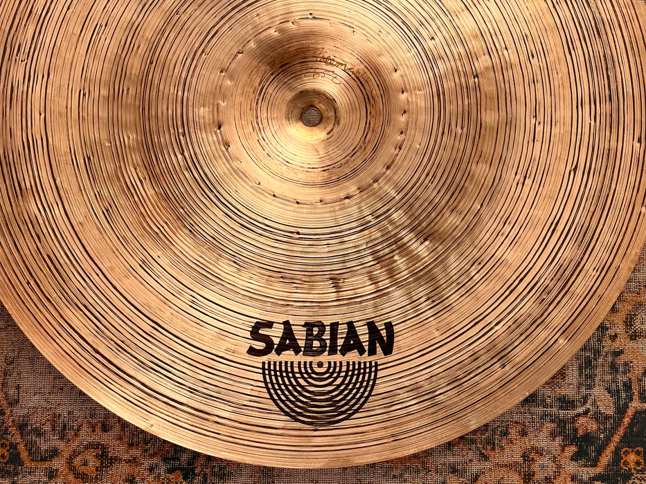 Discontinued Sabian ARTISAN ELITE 20” Ride 1960 g CLEAN! VERY DRY Focused Stick Definition! EARLIER ONE