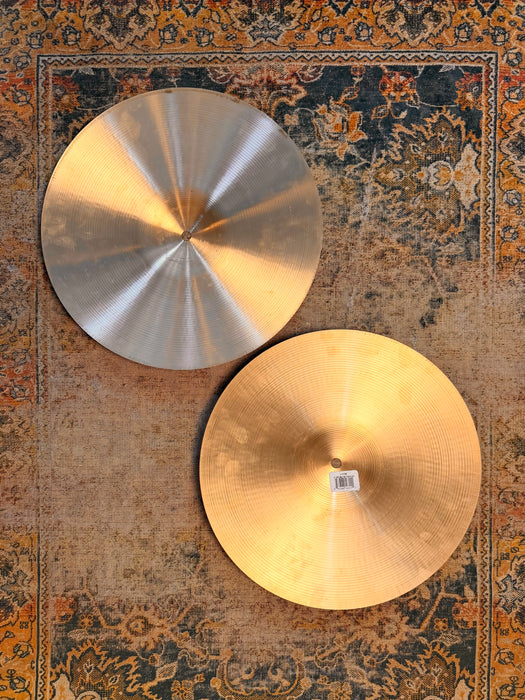 Zildjian New Beat Hihats 14” SUPER CLEAN! Anniversary Stamp! Thin Top 888 1414 g Why Pay $520?