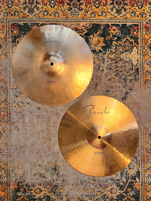 DISCONTINUED Paiste Dimensions LIGHT Hihats 14” 840 997 g THIN CLEAN AND SEMI-DARK!