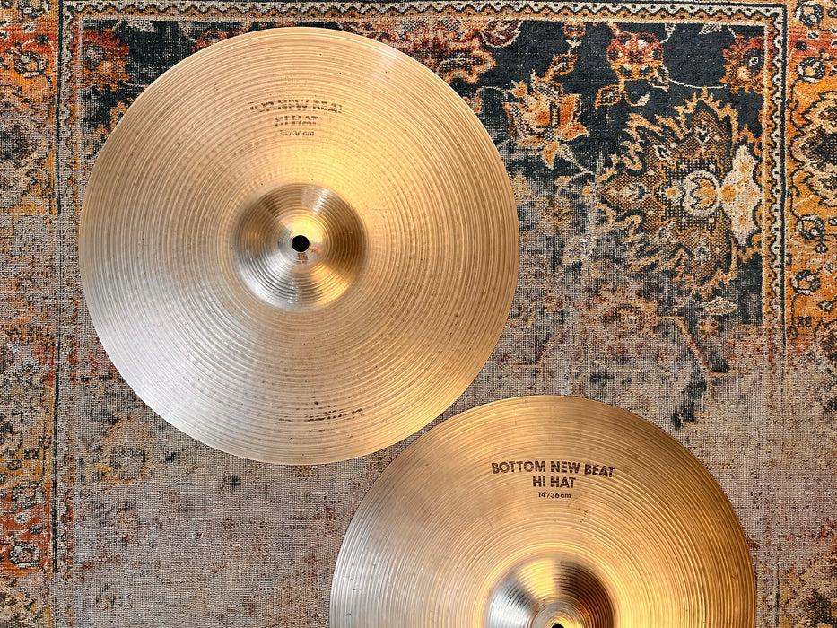 CLEAN CRISP Zildjian 14” NEW BEAT Hihats 1044 1306 g Articulate Tone! Don’t Pay $480!!!
