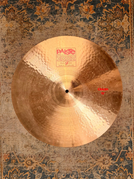 Paiste 2002 Crash 19” 1652 g Full Harder To Find 19”! WHY PAY $440??