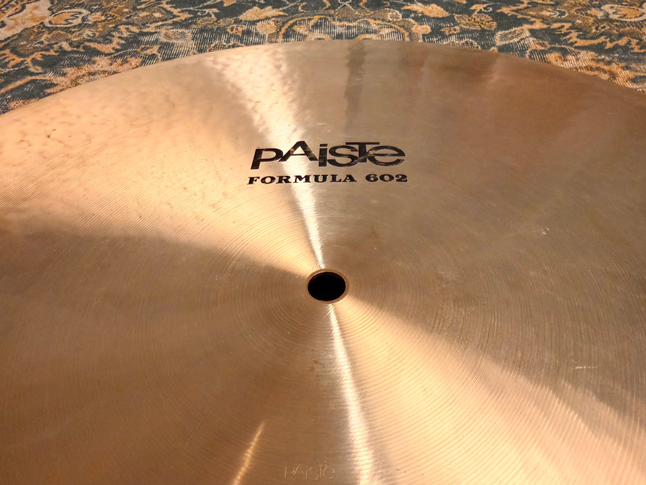 PAISTE 602 Medium Flat Ride 20" GLASSY Mellow Tone! CLEAN! ULTRA SMOOTH! 2282 g Don’t Pay $760!