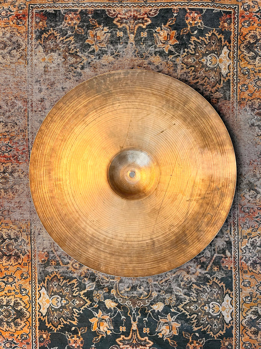 BIG Light 1960s Vintage Zildjian 22” Light Crash Ride 2772 g Complex Full Crash GORGEOUS! Versatile