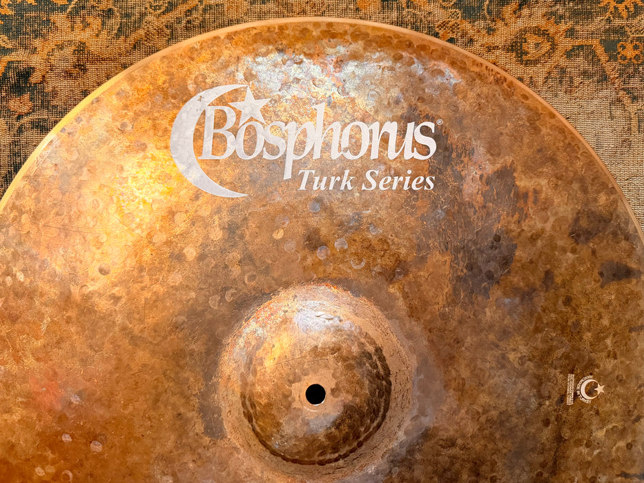 BOSPHORUS TURK 20” FACTORY CRASH SUPER Light RIDE ONLY 1630 g PAPERY Complex Organic MINT