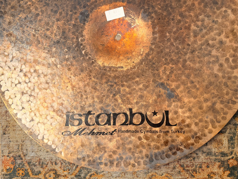 STUNNING TURK Istanbul Mehmet Origin Dark 22” Ride 2390 g MINT! DRY Unlathed RAW! Beautiful SIENNA!