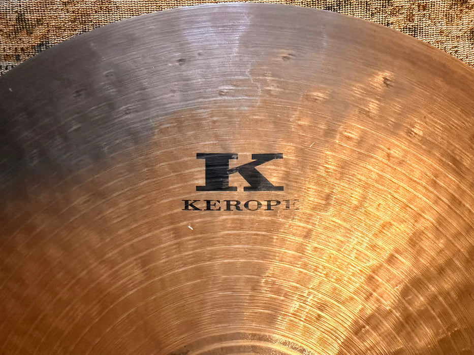 Zildjian KEROPE 20” Ride Crash THE ORIGINAL Smooth CLEAN! 1886 g Smoky DRY Crashable! Deep Patina