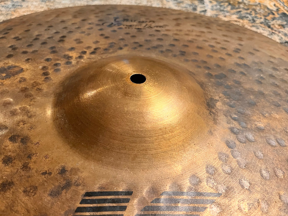 Zildjian K CUSTOM ORGANIC Ride 21” VERY THIN DRY 2340 g RAW TOP & BRILLIANT UNDERSIDE! Why Pay $540?