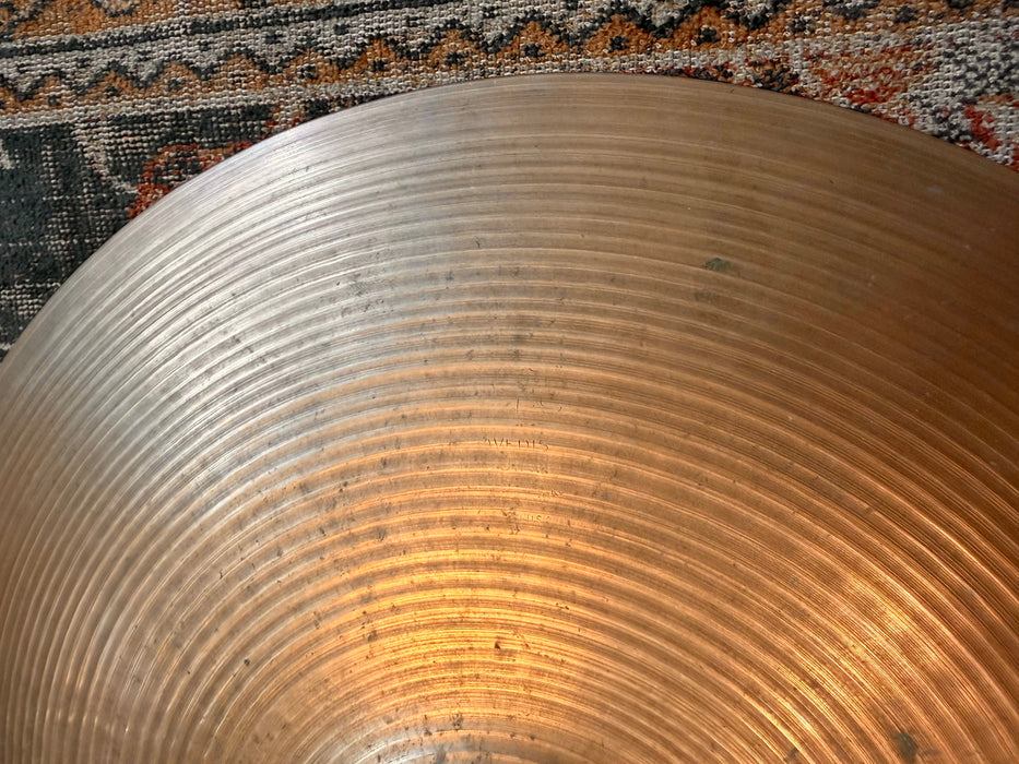 1960s Vintage Zildjian 14” Hihats PAPER THIN 722 948 g AMAZING PAIR! Light Complex Hand Hammered