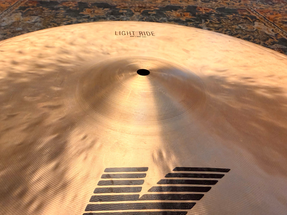 Zildjian K LIGHT RIDE 22” ONLY 2444 g CLEAN! Light Complex AMAZING One! WHY Pay $630 For A GUESS?