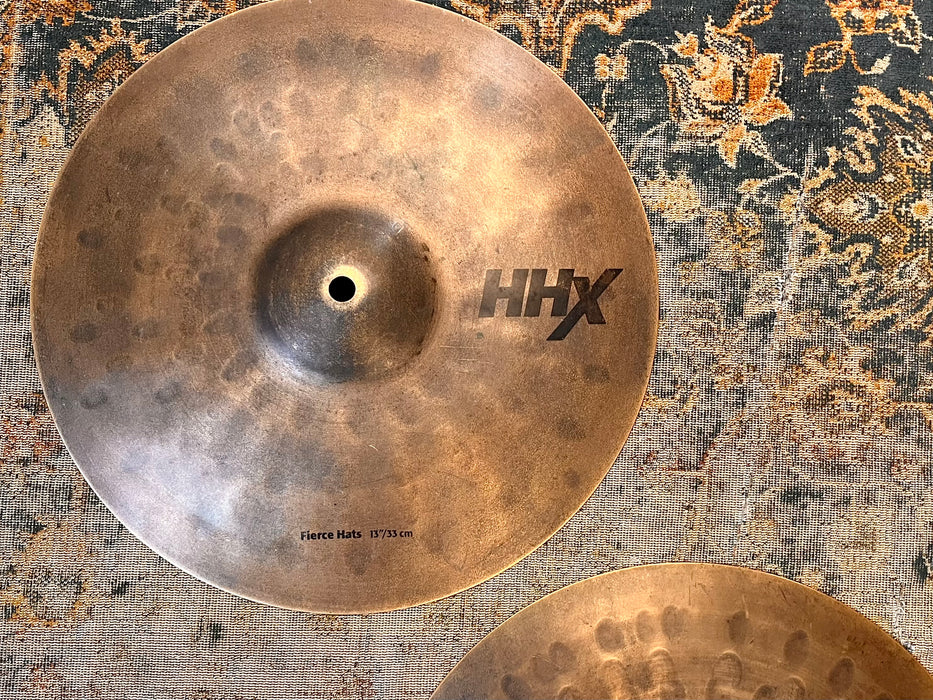 Ultra Dry Sabian HHX Jojo Mayer Fierce Hats 13” 794 1306 g CLEAN! CRISP! RAW! Discontinued!