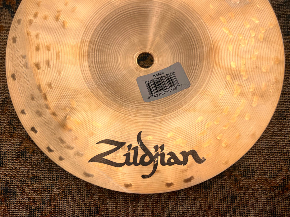 Zildjian K CUSTOM DARK Splash 8” 154 g PERFECT Don’t PAY $185! SUPER Fast