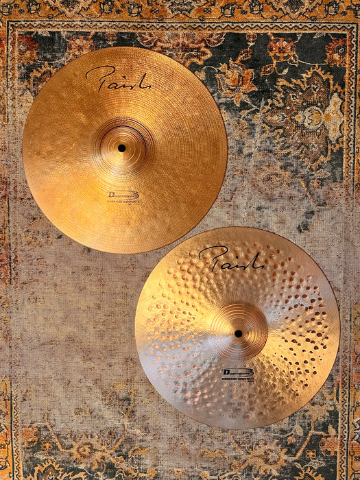 DARK COMPLEX PAISTE Dimensions Medium Heavy Crunch Hihats 14” 960 1360 g CLEAN! Hard To Find!