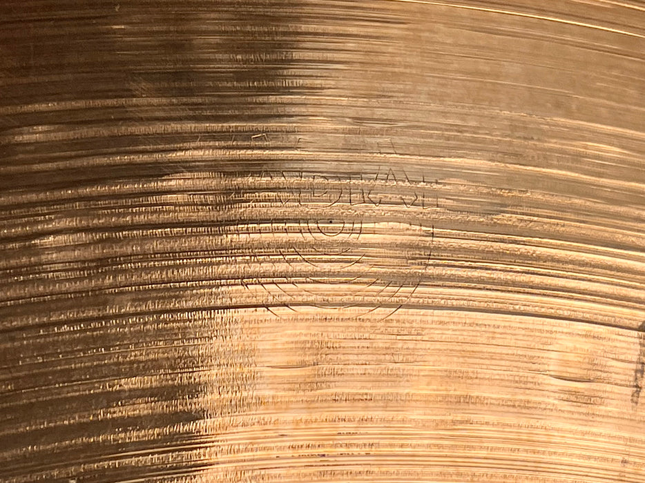 Sabian HH RAW BELL DRY Ride 21" CLEAN Look & Tone! 3442 g BRILLIANT! Don’t Pay $650???