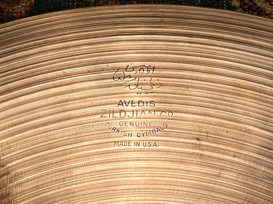 1960s Vintage Zildjian 14” Hihats PAPER THIN 732 768 g CLEAN! Light Complex! RINGO! Hand Hammered!