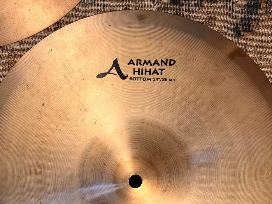 CRISP Semi-Dark ZILDJIAN ARMAND Hihats 14” 952 1210 g No Longer Made