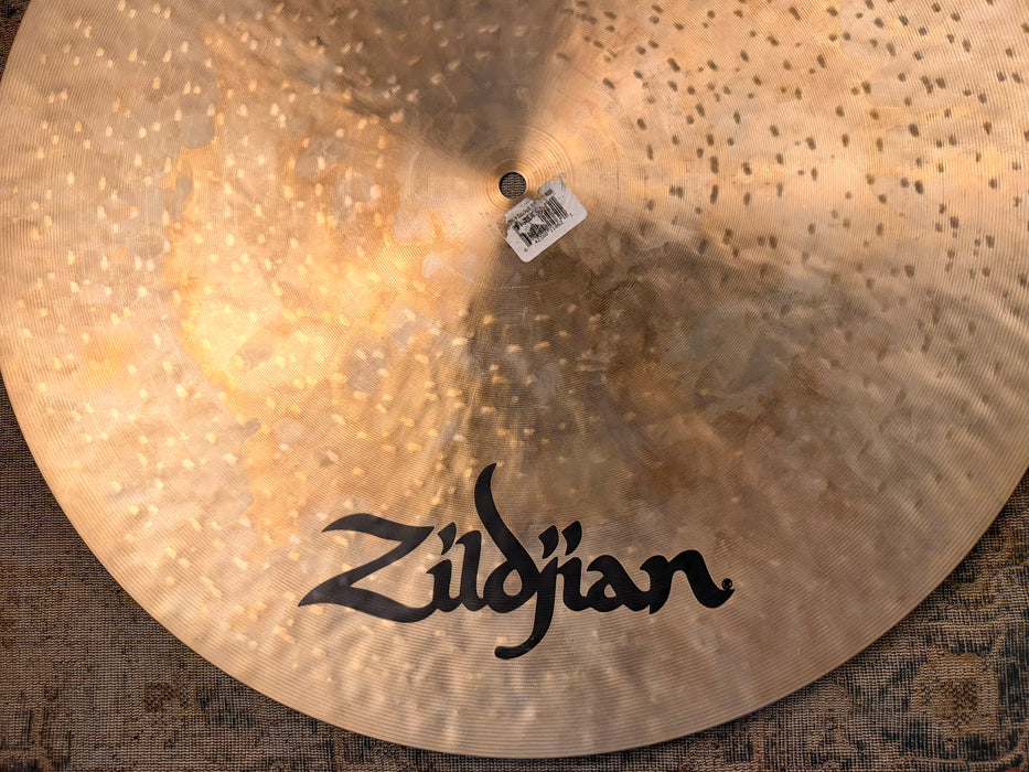 Zildjian K CUSTOM FLAT Ride 20” DARK SMOOTH 2168 g Pinpoint Clean Stick Attack! Don’t Pay $500