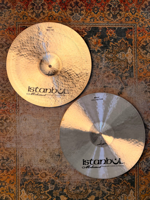 Rare MASSIVE Istanbul Mehmet LEGEND DRY 16” Hihats 1210 1434 g CLEAN GORGEOUS Hand Hammered