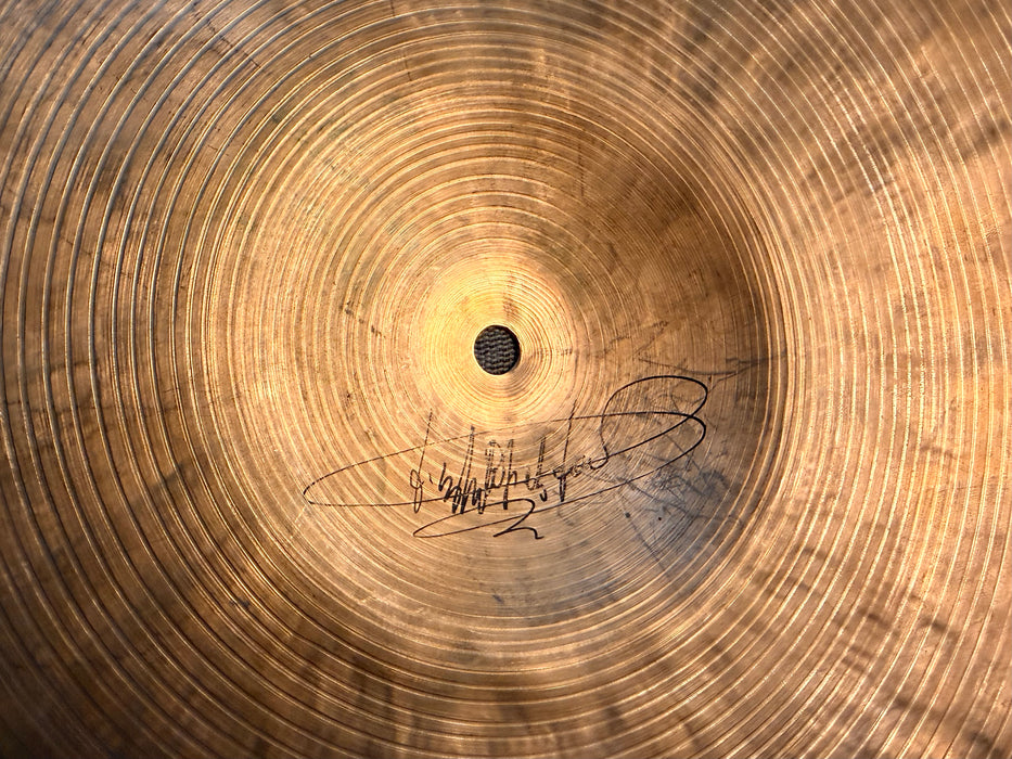 Rare Vintage ZILDJIAN ISTANBUL K 20” Ride Crash Zildjian Forged In Turkey! 2145 g Beautifully Hand Hammered
