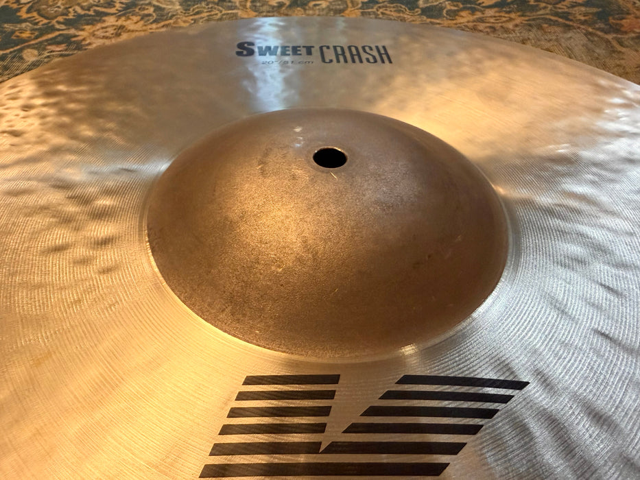 Zildjian K SWEET CRASH 20” IMMACULATE Shape! Amazing PAPER THIN Light w/SHIMMER Only 1724 g!