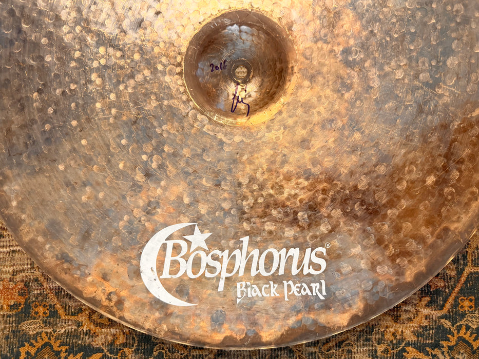 Bosphorus Black Pearl Ride 22” Crash Only 2018 g Dry Papery Light! Smooth Mellow! PERFECT